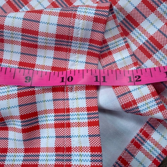 Peter Millar Women's Bermuda Golf Shorts, Wicking,Plaid, Sz 10 NWT Performance - Picture 9 of 13